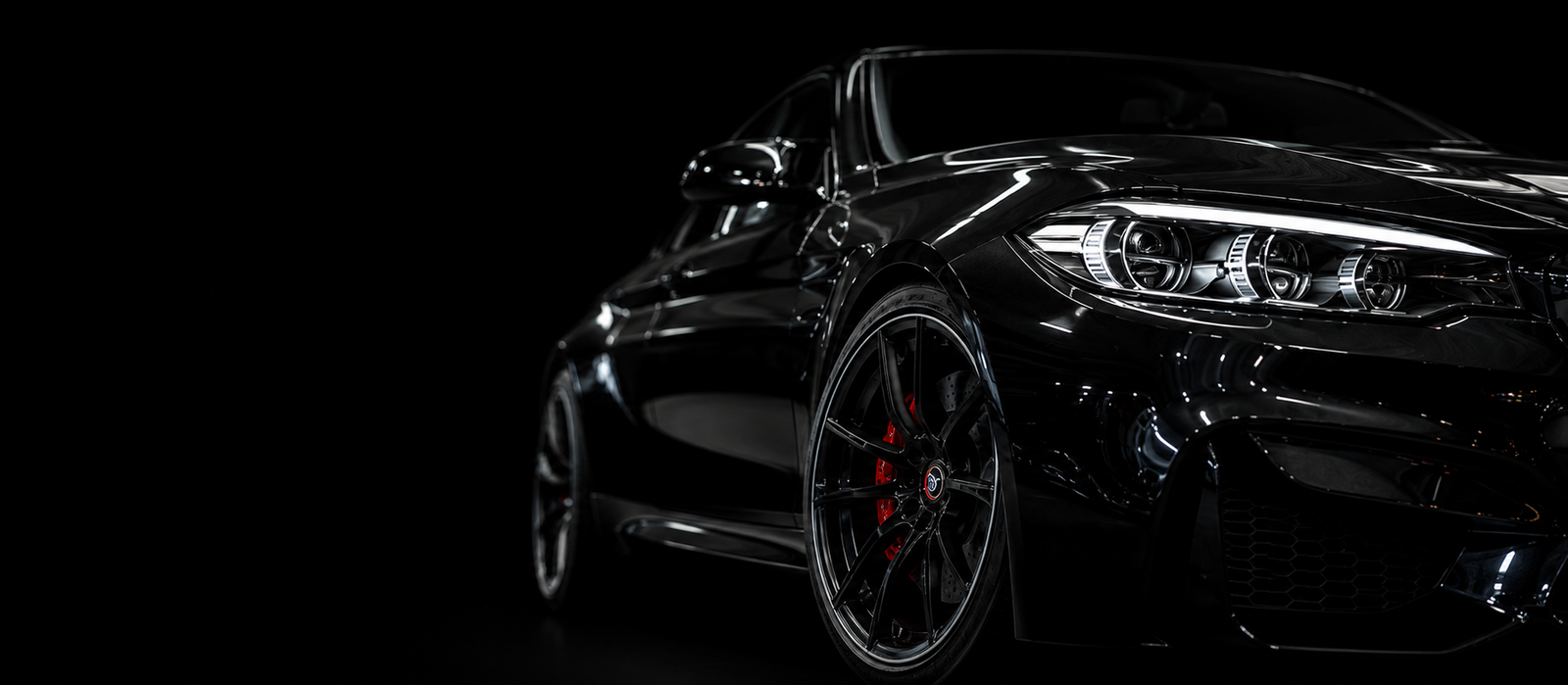 Detailed black car